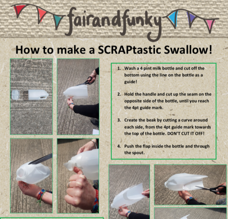 How to make a SCRAPtastic swallow!