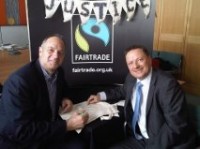 Meeting Sir Steve Redgrave during Fairtrade Fortnight 2011