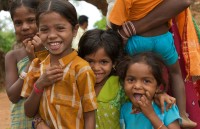 Children in the village of Malli Vilsa_5558