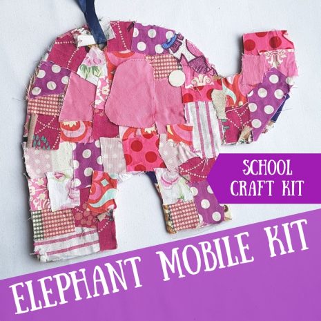 Elephant Mobile Craft Kit for Schools