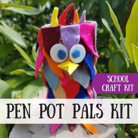 Pen Pot Pal Craft Kit for Schools