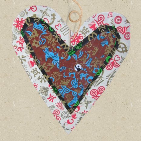 Love Fairtrade Heart Mobile Craft Kit
