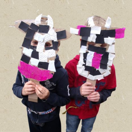 Cow Mask Craft Kit